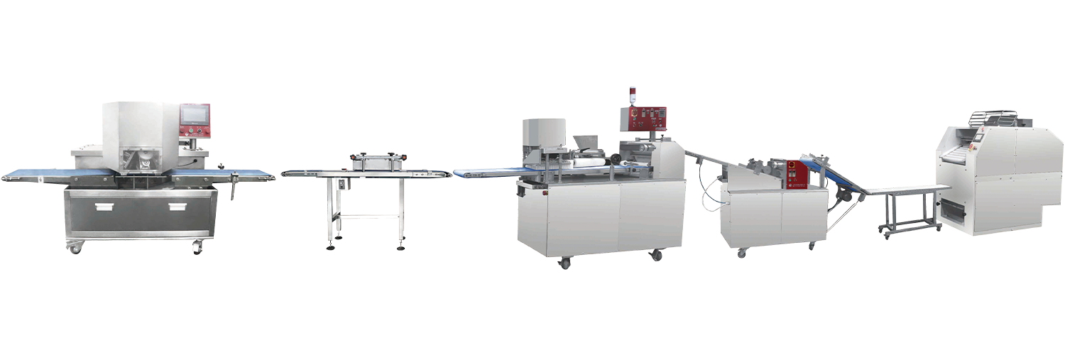 Handbuch gedämpfter Brötchen -Produktionslinie