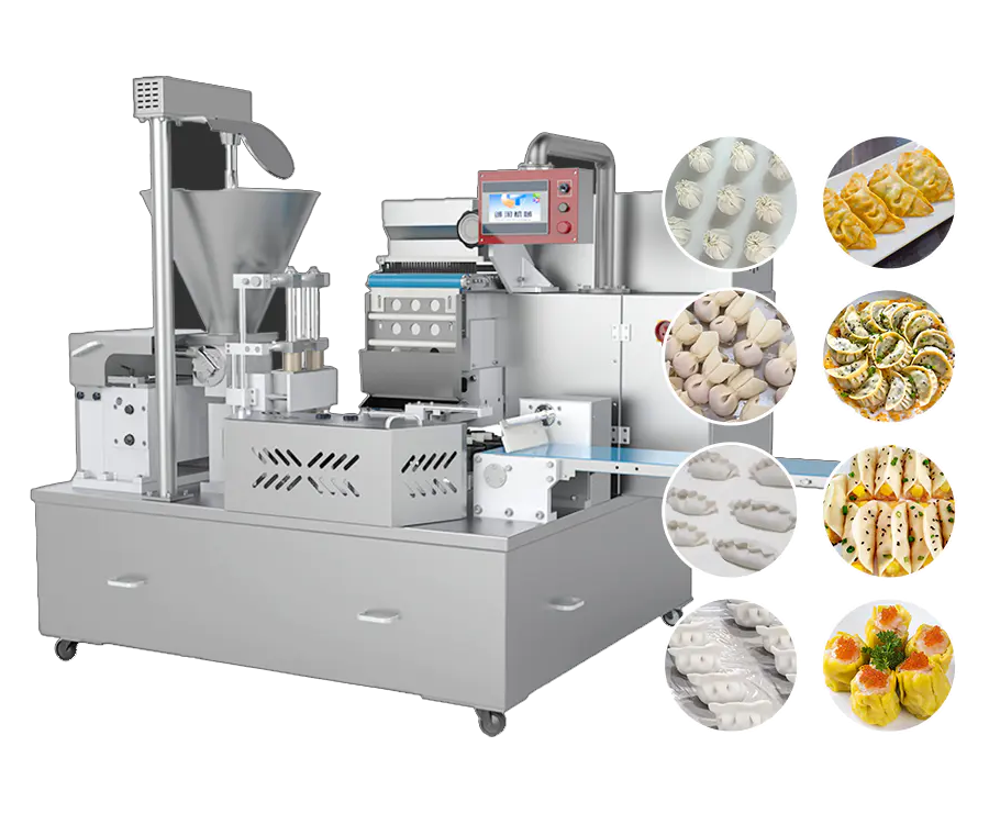 Automatische Knödel, Siomai, Gyoza, Wonton -Maschine